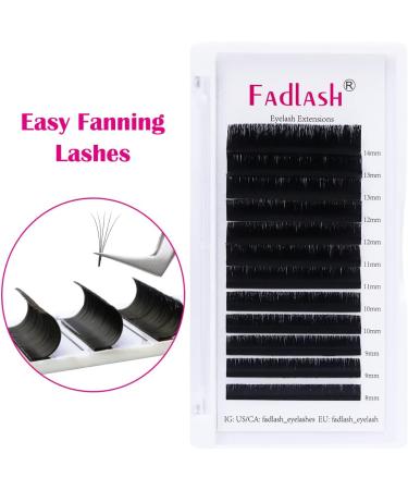 Easy Fan C Curl 0.03 8-14mm Mixed Length Russian Eyelash Extensions - Buy Online on SooperMarket.com