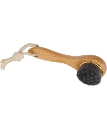 Manual Facial Cleansing Brush Long Wooden Handle Super Soft Manual Exfoliating Facial Brush Exfoliating Deep Cleansing for Home - Buy Online on SooperMarket.com