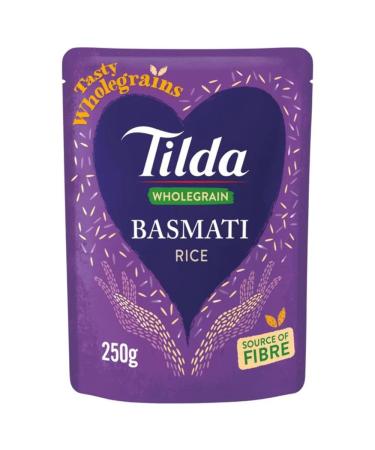 Tilda Wholegrain Brown Basmati Rice 250g-Food