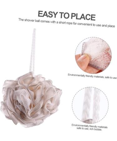 NOLITOY 3pcs Bath Ball Body Scruber Set | Japanese-Style Shower Grooming Gloves & Bath Sponges | Beauty Bathing Accessories - Buy Online on SooperMarket.com