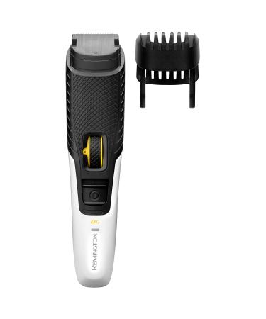 Remington B4 Style Series Mens Cordless Beard Trimmer - Rechargable with Self Sharpening Blades and Anti-Slip Grip - MB4000 Black/White B4 Style Series Trimer single