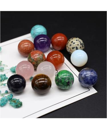 Natural Crystal Rough 16mm Round Natural Crystal Quartz Transfer Ball Polished Gemstone Beads Specimen DIY Jewelry Home Natural Stone (Color : 4 Size : 1PC) - Buy Online on SooperMarket.com