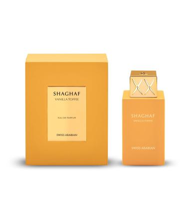 Swiss Arabian Shaghaf Vanilla Toffee - Arabian Perfume for Men and Women - Unisex Eau de Parfum - Dubai Long Lasting Perfume - Travel Size - 2.5 oz - Buy Online on SooperMarket.com