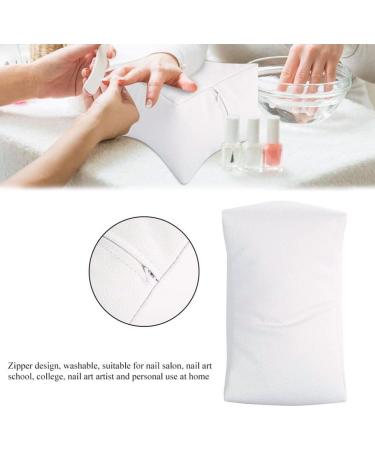 Nail Cushion Nail Cushion Soft Pu Leather Manicure Hand Rest Cushion Dual Use Hand Pillow White - Buy Online on SooperMarket.com