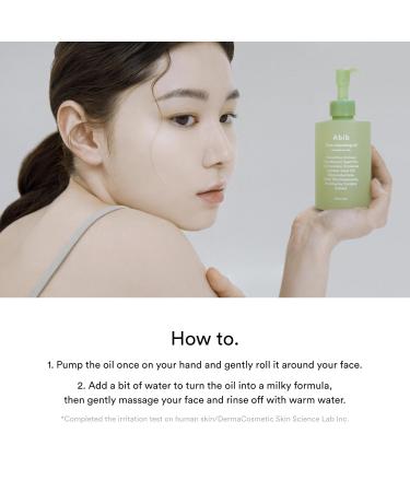 Buy Abib Pore Cleansing Oil Heartleaf | Gentle Oil Cleanser for Sensitive Skin | 210ml | Korean Skincare for Blackheads & Pore Care - Buy Online on SooperMarket.com