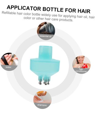 Hair Color Applicator Bottle Set Dying Tools with Comb & Dropper for Easy Hair Dyeing 6.3X4.5cm Blue - Buy Online on SooperMarket.com