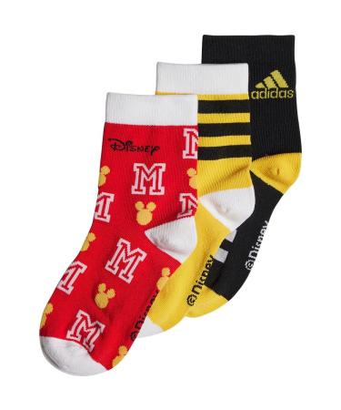 ADIDAS HT6407 axDISNEY MM SOC Socks Unisex Kids black/better scarlet/bold gold KM