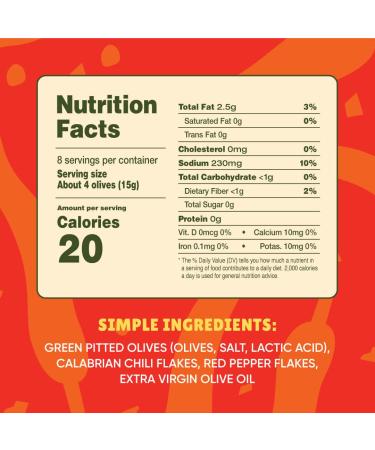 Freestyle Snacks Jumbo Green Olives - Grown in Greece, All Natural, Non-GMO, Paleo & Keto Friendly, Hot & Spicy Salty Snack, 4oz (3 Pack) - Buy Online on SooperMarket.com