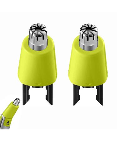 Replacement heads for nasal and ear and eyebrow trimmers compatible with Philips Norelco One Blade & One Blade Pro razor 2 pieces 2pack