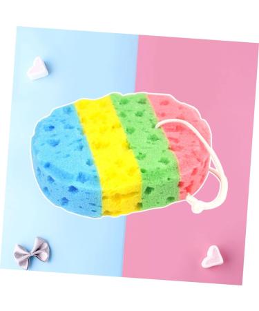 Angoily 6 Pcs Natural Sea Sponge Bath Scrubber - Loofah Shower Sponge & Body Bathing Tools - Buy Online on SooperMarket.com