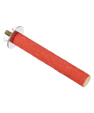 Patikil 0.6x3.9 Bird paw bird wood perch stand cage accessories for small bird parrot love bird sittich budgish red 0.6x3.9 "red/excursion monochrome (GetaWay Solids)