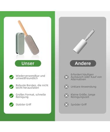 Ceblish Reusable Lint Brush for Animal Hair Remover | Cat & Pet Hair Cleaner | Easy to Clean Clothing Brush | Eco-Friendly Green Design - Buy Online on SooperMarket.com