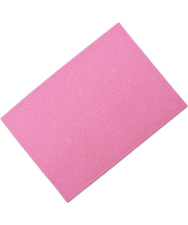 HOMSFOU 2 Pcs Silicone Molds Cake Mold Fondant Molds Cakesicles Mold De para Gelatinas Cake Decorating Tool Silicone Baking Mold Silicone Fondant Mold Fondant Pad Roses 38.5*29CMx2pcs Pinkx2pcs - Buy Online on SooperMarket.com