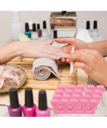 Sponge Toe Finger Separator Set for Pedicure & Manicure - 20 Pcs Disposable Soft Nail Toe Spreaders - Buy Online on SooperMarket.com
