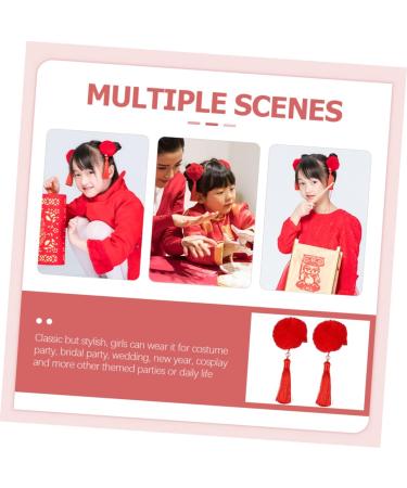 PLAFOPE 3 Pairs Tassel Hair Ball Hair Clip Tassel Hairpin Chinese Hair Accessories Traditional Chinese Hairpin Hair Styling Accessories Long Tassel Hair Barrettes Hair Clips - Buy Online on SooperMarket.com