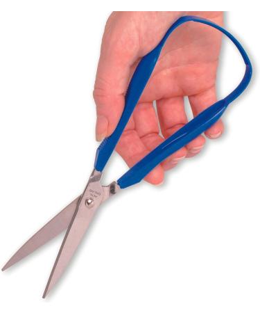 Peta Easi-Grip Scissors (75mm Pointed Blade) Right Handed Ideal for use by Adults with weak Grip. Continuous Loop Handle. Great Scissors for Elderly or Disabled. Self Opening Easy Grip Low-Fatigue Right Handed (75mm) Single - Buy Online on SooperMarket.com