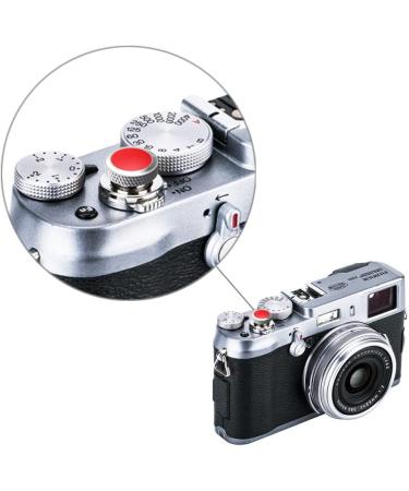 JJC Camera Soft Release Button for Fuji X-T5 X-T4 X-T3, Sony RX1R II, Leica M10, Nikon Df - Gray & Red - Buy Online on SooperMarket.com