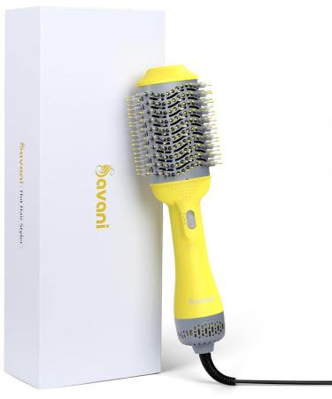 Savani Ionic Blow Dryer Brush: 4-in-1 Professional Hot Air Styler for Drying, Straightening, Volumizing, Combing - New - Buy Online on SooperMarket.com