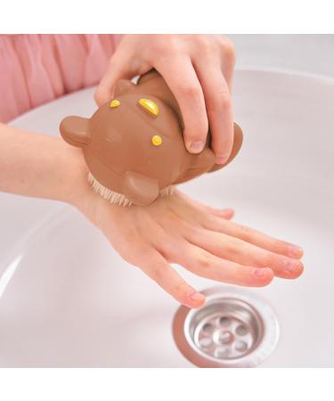 Teksome Kids Nail Brush Nails Toes Cleaning Brush Easy To Grasp Gentle Bristles Nail Brush For Cleaning Fingernails Men And Women Brown - Buy Online on SooperMarket.com