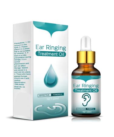 Japanese Ear Ring Oil Tinnitus Ear Drops Relief Tinnitus Ear Itching Earache Ear Cleaning Earwax Dry Hardness Sparing Tinnitus Oil Ear Care Oil (10ml Box)