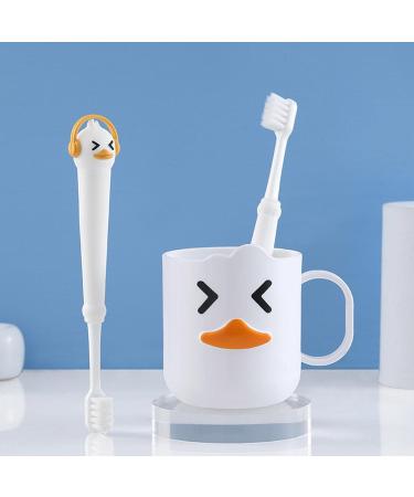 Toddler Toothbrush Toothbrush with Soft Brush Head - Travel Toothbrush with Round Anti-Slip Handle for Kids 3-12 Years Old Shakven - Buy Online on SooperMarket.com