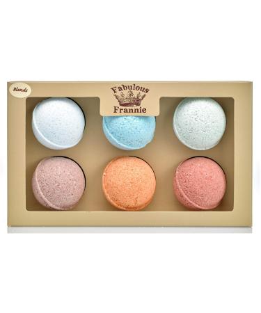 Fabulous Frannie Family Favorites Bath Bomb Blends Wellness Gift Set Pure Essential Oil  Coconut Oil  Witch Hazel  Ultra Plush Spa Fizzies to Moisturize Skin 2.75oz