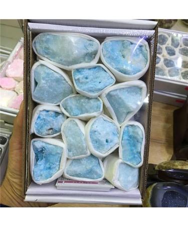 Balance Gemstone Decoration Natural Quartz Crystal Rough Gemstones and Minerals Raw Stones as Gifts Stone Blue Barite - Buy Online on SooperMarket.com