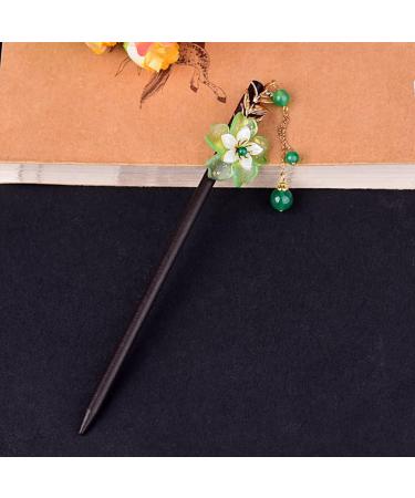 OSALADI Hanfu Hairpin Chinese Hairpins Tassel Hair Chopsticks Hair Sticks Tassel Hair Bun Stick Hanfu Hair Stick Vintage Hair Chopsticks Flower Tassel Glass Miss Chinese Style Hair up - Buy Online on SooperMarket.com