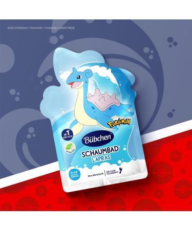 B bchen Pok mon Foam Bath Lapras 40ml - Gentle Bathing Additive for Kids Aloe Vera Orange Color No Silicones or Microplastics - Buy Online on SooperMarket.com