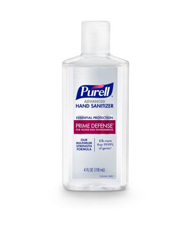 Purell PRIME DEFENSE Advanced Hand Sanitizer  Essential Protection  4 fl oz Travel Size Bottle (Pack of 1) - 3199-12-CMR