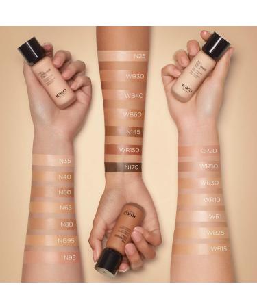 KIKO Milano Full Coverage 2-In-1 Foundation & Concealer 14 - N 170 | Superior Coverage Neutral 170 - Buy Online on SooperMarket.com
