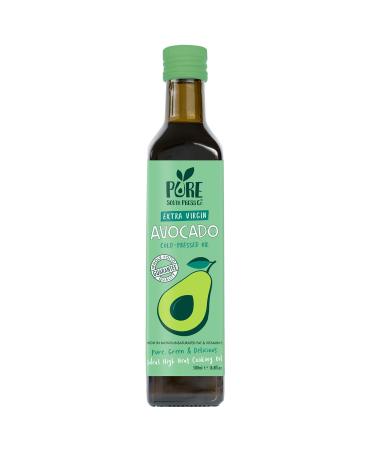 Pure South Press Cold-Pressed Avocado Oil Extra Virgin for Keto Paleo & Vegan Diets 500 ml