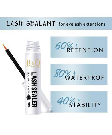 Lash Seal 10ml - Long-Lasting Overnight Lash Sealer for Eyelash Extensions | B&Qaugen Lash Sealant for Cluster Coating - Buy Online on SooperMarket.com