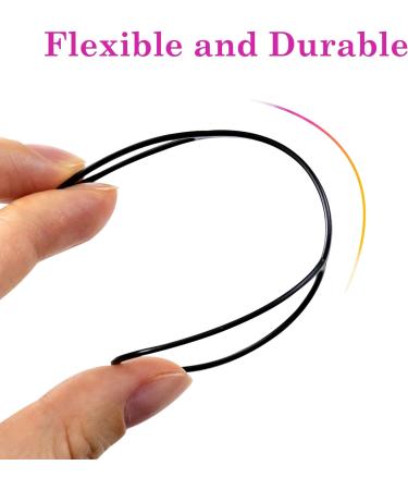 Sularpek Tail Hair Tool 2 pcs Durable Hair Looping Tool Tail French Braid Loop Tool Fashion Hair Braiding Tool for Making Women and Girls Hair Style (Black) - Buy Online on SooperMarket.com