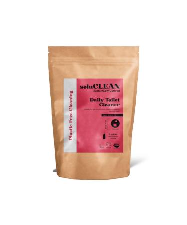 Soluclean Daily Toilet Cleaner Plastic Free Cleaning (One Packet of 10 Sachets)