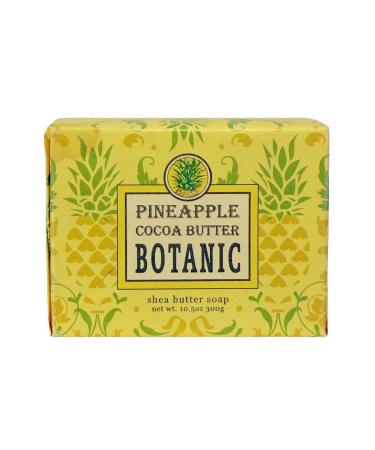 Greenwich Bay Trading Company Shea Butter Soaps with Essential Oils and Natural Extracts 10.5 ounce Block Soap Bar (Pineapple Cocoa Butter)
