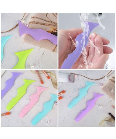 2pcs Silicone Eye Makeup Tools - Eyeliner Stencils & Mascara Aid for Women | Perfect Purple Makeup Accessories - Buy Online on SooperMarket.com