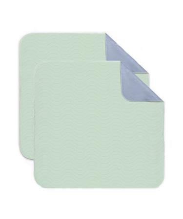 Incontinence pad washable 5 layers 85x90cm (2 Set) incontinence pad absorbing reusable subolstered waterproof bed linen protection mattress for older pregnant women children 85 x 90 cm double pack 2 pieces 85 90 cm