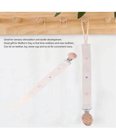 Soft Rabbit Pacifier Holder Strap - Easy-to-Wear Clip for Babies | Prevents Detaching | Best International Shipping - Buy Online on SooperMarket.com