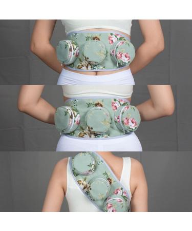 Smoke-Free Moxibustion Pocket - Portable Moxa Cone Cover for Waist Belly & Shoulder Treatment | Eco-Friendly Green Fabric - Buy Online on SooperMarket.com