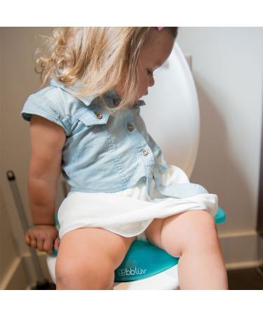 BBLV Pti Padded Toilet Seat Cover for Potty Training - Aqua - Buy Online on SooperMarket.com