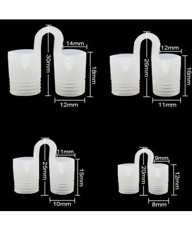 KUIKUI Snore Nasal Dilator Clip - 8pcs Silicone Nose Vents for Easy Breathing and Better Sleep - Buy Online on SooperMarket.com