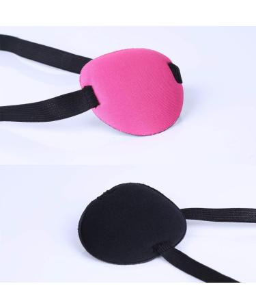 YOOJOO Adjustable Concave 3D Foam Eye Patch for Lazy Eye Amblyopia & Strabismus - Black - Buy Online on SooperMarket.com