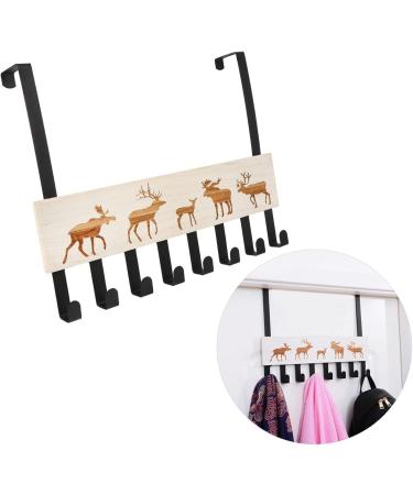 OFFSCH 1pc Solid Wood Door Hook Towel Hooks Coat Rack Stand Holiday Door Hooks Door Hanger Clothing Jacket - Buy Online on SooperMarket.com