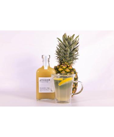 Organic Ginger Pineapple - 200ml - Ginger Concentrate - Vegan - Detox - Immune Booster - Ginger Shot - Buy Online on SooperMarket.com