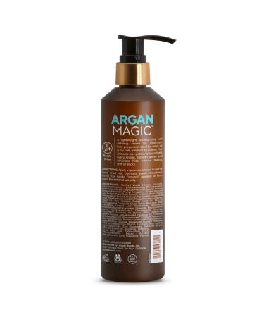 ARGAN MAGIC Defining Curl Cream - Enhances Waves and Curls | Conditions, Detangles, Reduces Frizz | Paraben Free - 8.5 fl oz - Buy Online on SooperMarket.com