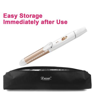 Dresse 2 Pack Women's Travel Hair Styling Set with Aluminum Foil Insulation - Hair Straightener, Curling Iron, Hair Brush - Buy Online on SooperMarket.com