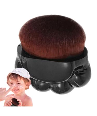 Veeteah Sunblock Applicator for Kids | Suntan Lotion Applicator Sunblock Buddy Brush - Sun Cream Brush Ergonomic Sunblock Brush Set for Easy Application Black