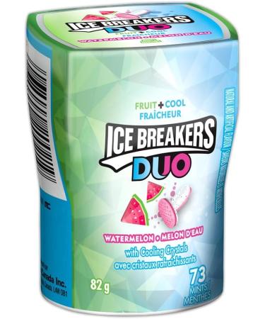 ICE BREAKERS Duo Watermelon Mints Mint Candy Candy Bulk Box 82g (Pack of 4) Watermelon Duo Mints - Buy Online on SooperMarket.com