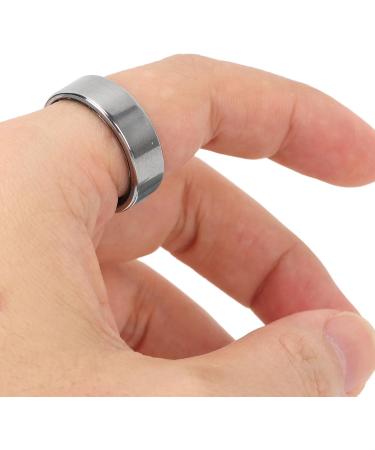 Trisar Fitness Finger Ring | Silver Intelligent Health Ring for Sports & Daily Use | Oxidation Resistant & Lightweight - Buy Online on SooperMarket.com